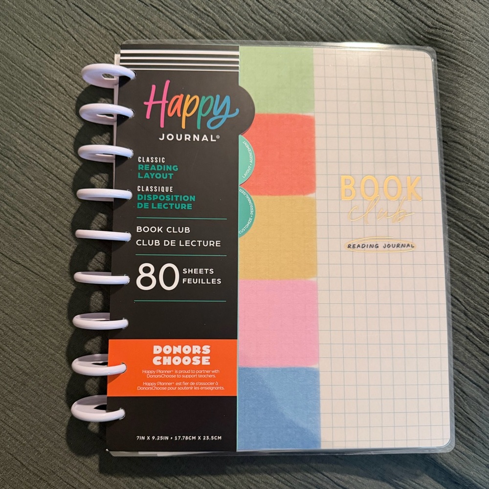 Happy Planner Reading Journal